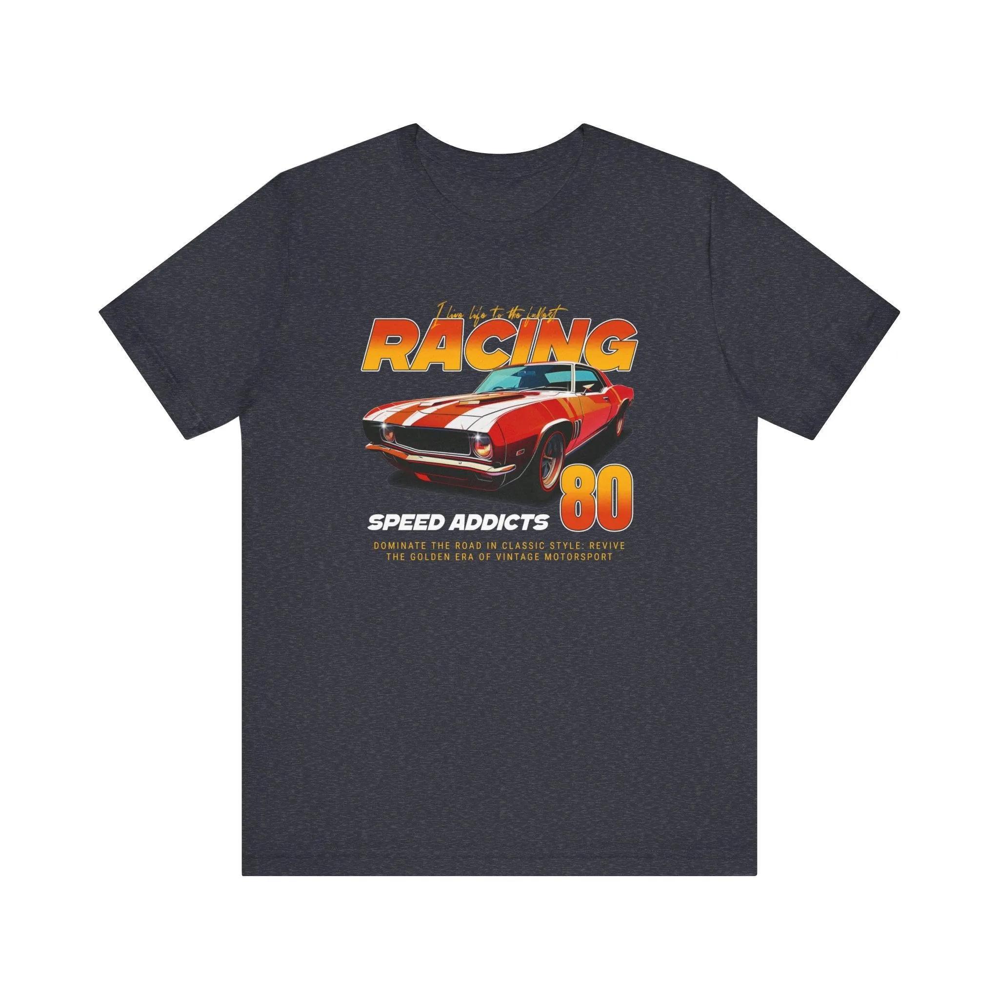 80s Racing Speed Addicts T Shirt