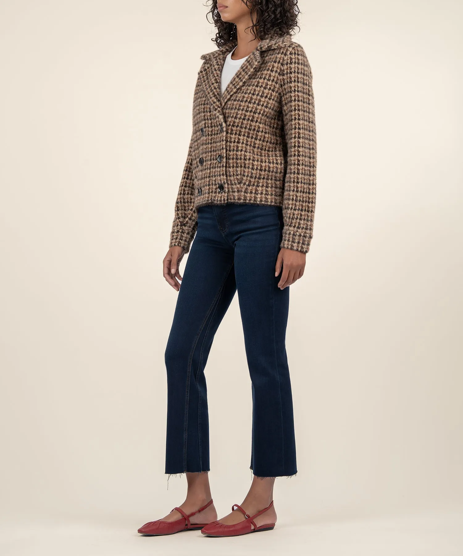 Aaliyah Houndstooth Jacket