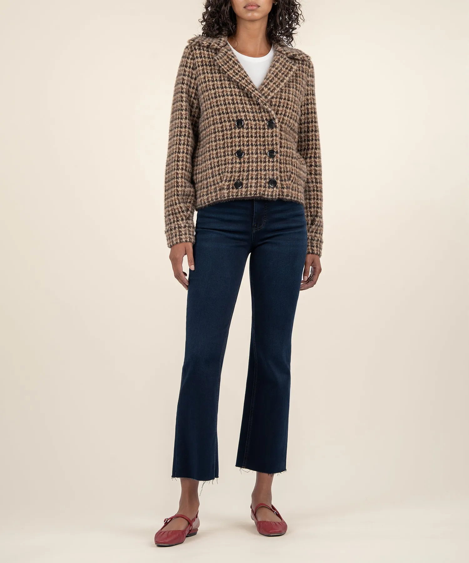 Aaliyah Houndstooth Jacket