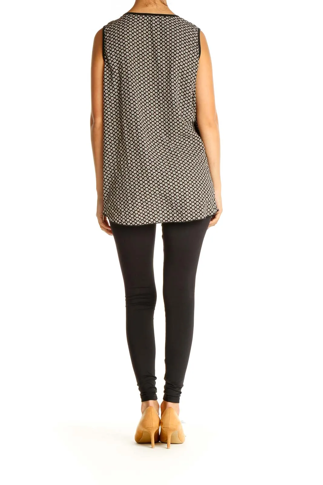 Black Polka Dot All Day Wear Top