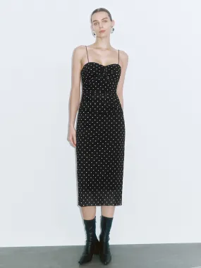 Cami Dot Skinny-Fit Dresses