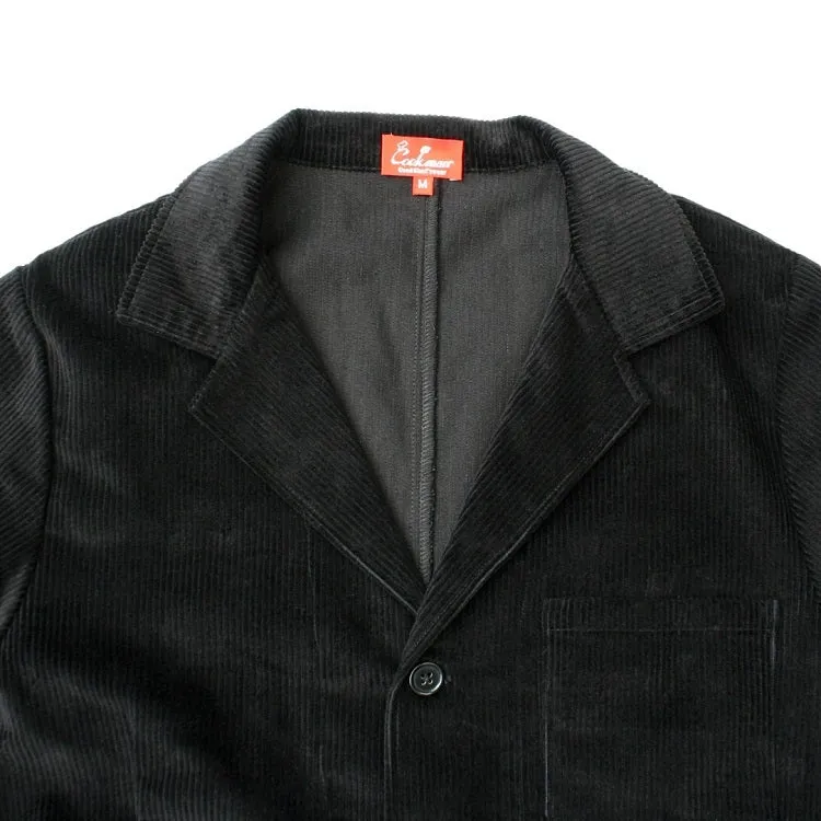 Cookman Lab Jacket - Corduroy : Black