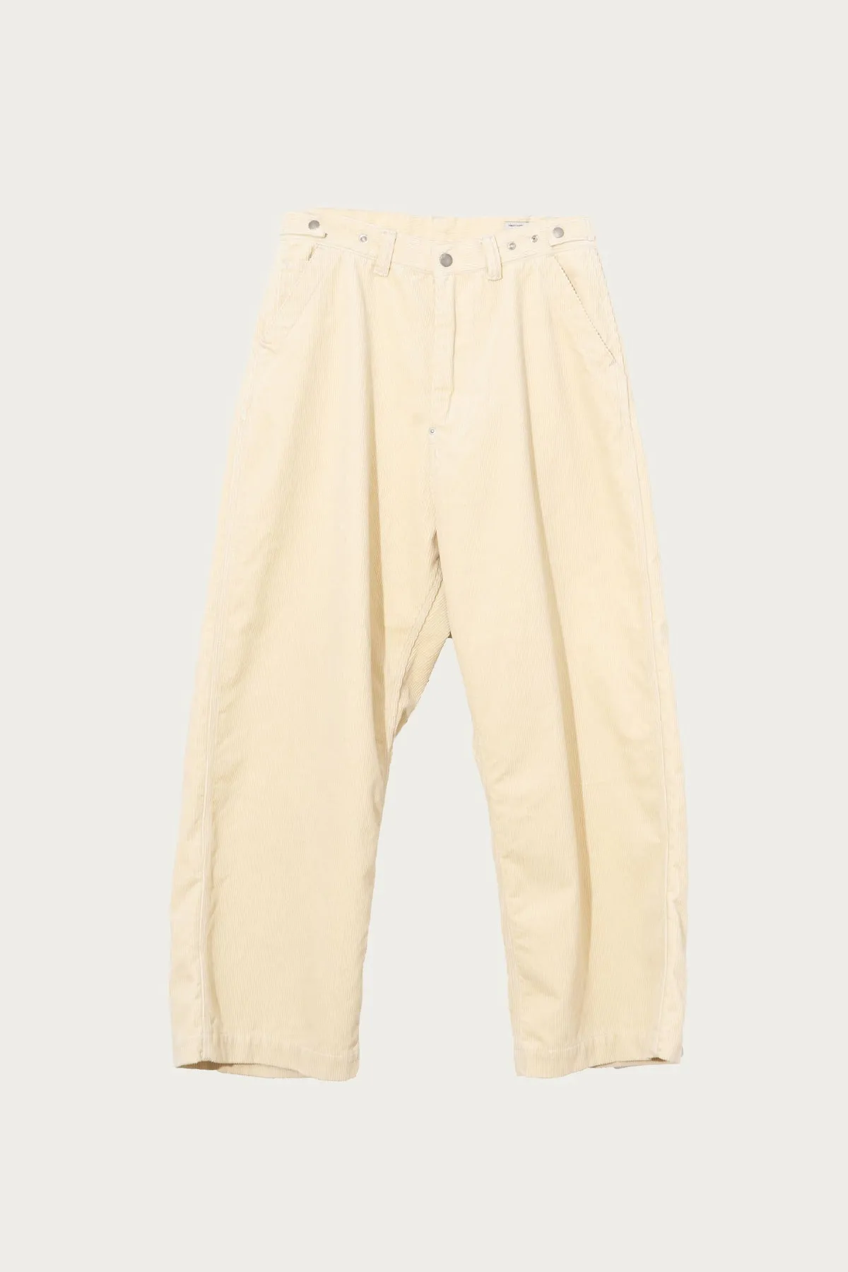 Corduroy Bell Pants - Ivory