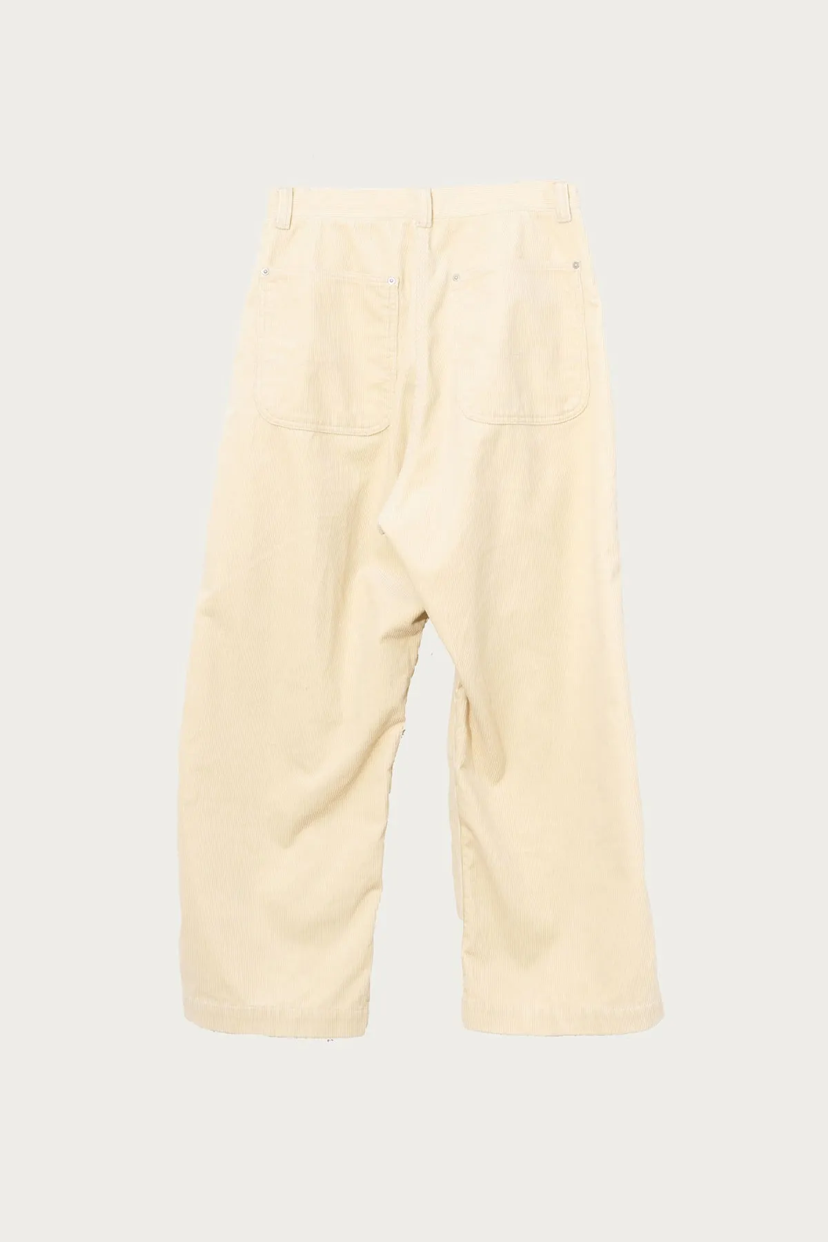 Corduroy Bell Pants - Ivory