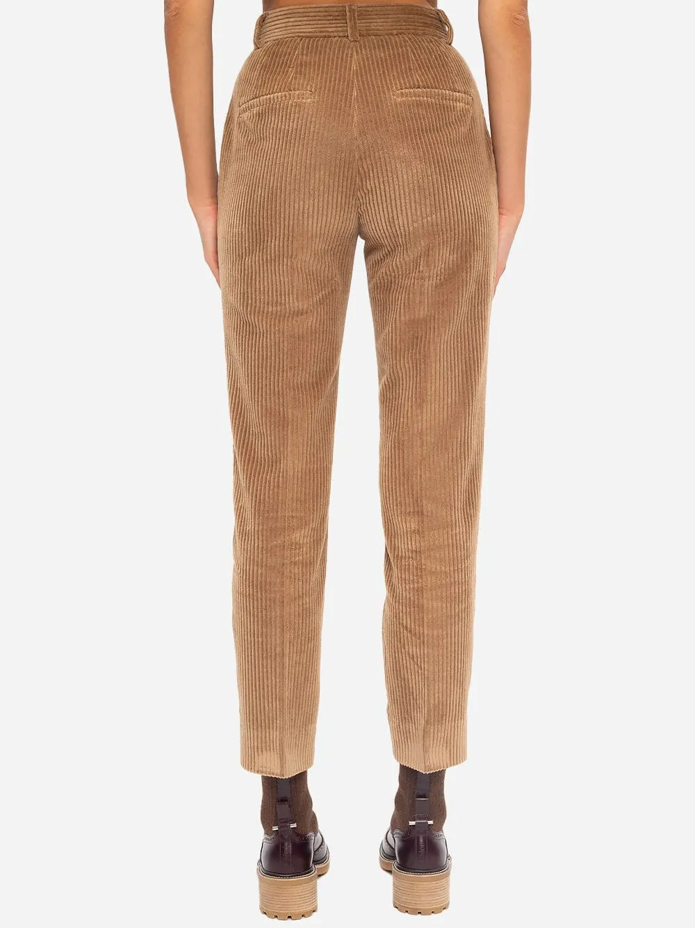 Corduroy Cropped Pants