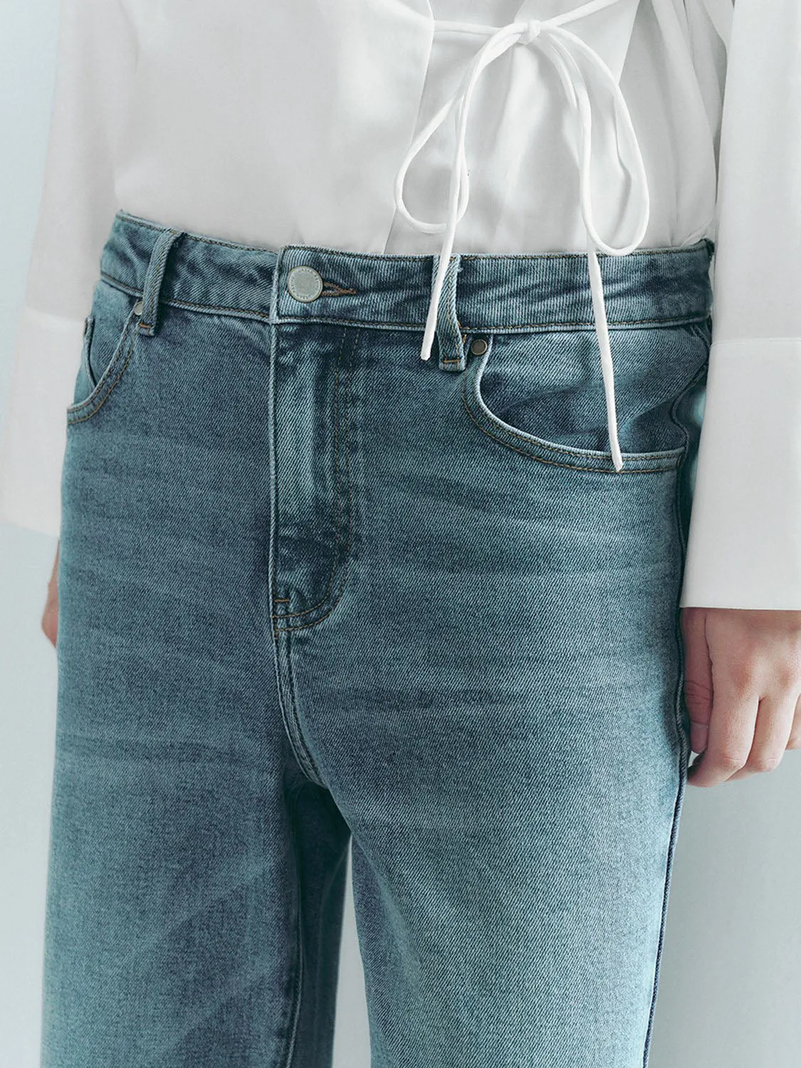 Flared Denim Jeans