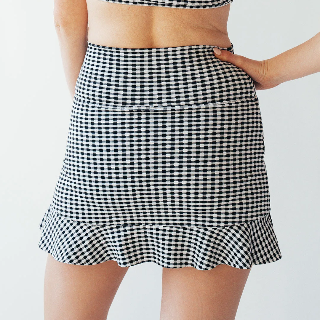 Hamptons High-Waisted Swim Skirt