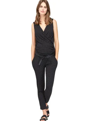 Helene Maternity Jumpsuit - Polka Dot