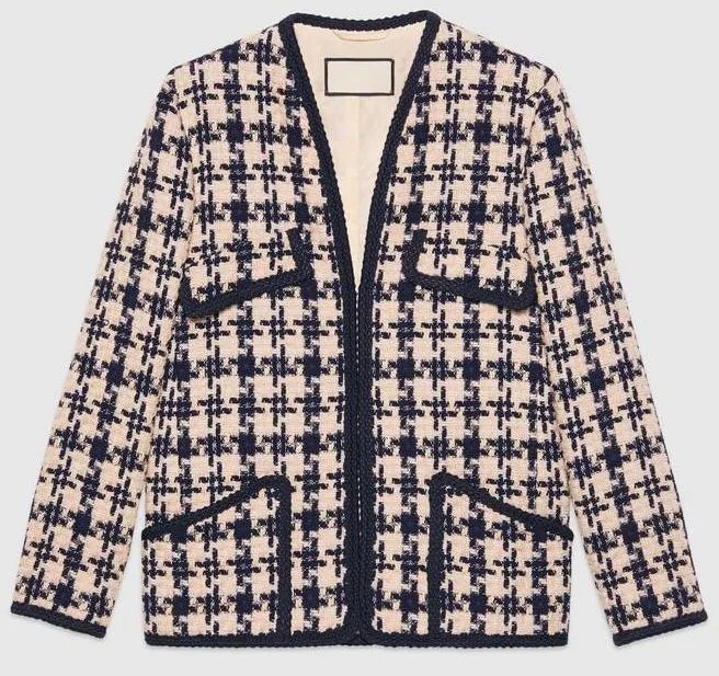 Houndstooth Tweed Jacket