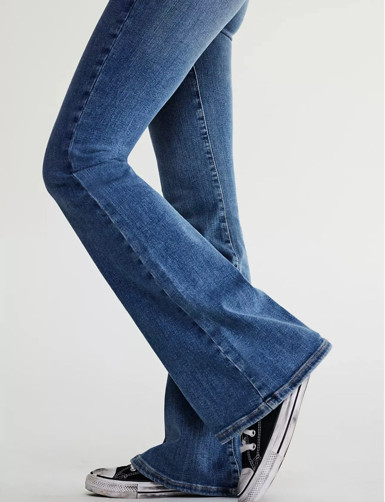 Jayde Flare Jeans- Sunburst Blue