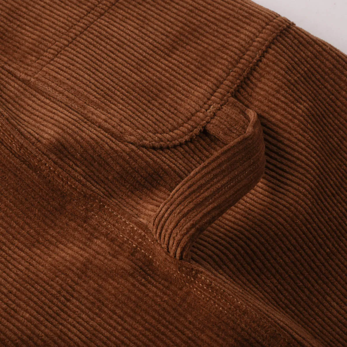 MONITALY DROP CROTCH PAINTER PANTS - CHESTNUT CORDUROY