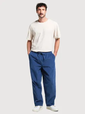 Pants Kitmoller Corduroy True Blue Man | Dedicated