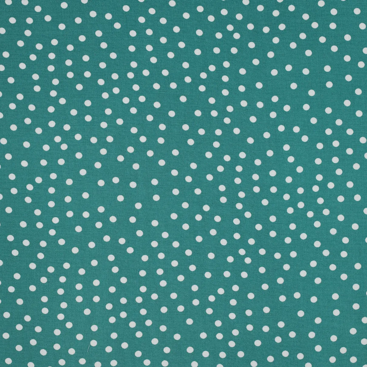 Polka Dot in Teal Viscose Fabric