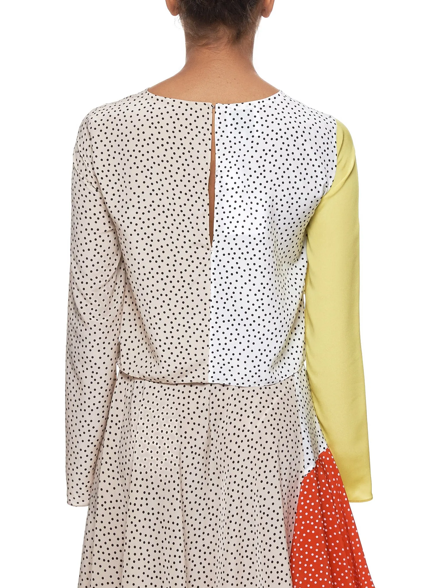 Polka Dot Top (MILA-YELLOW-POLKA DOT)