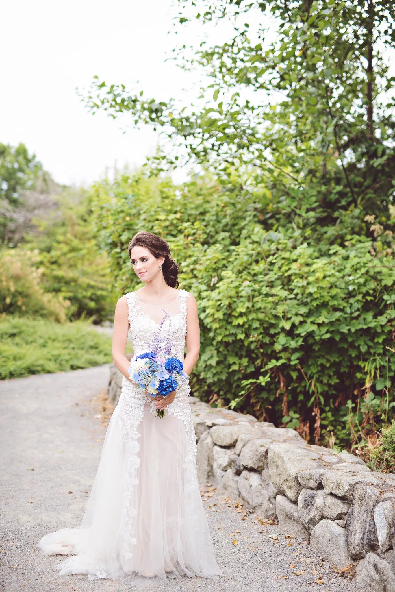 SAMPLE SALE/ Blush Pink Sheer All Over Lace Tulle Dress (#PB070)