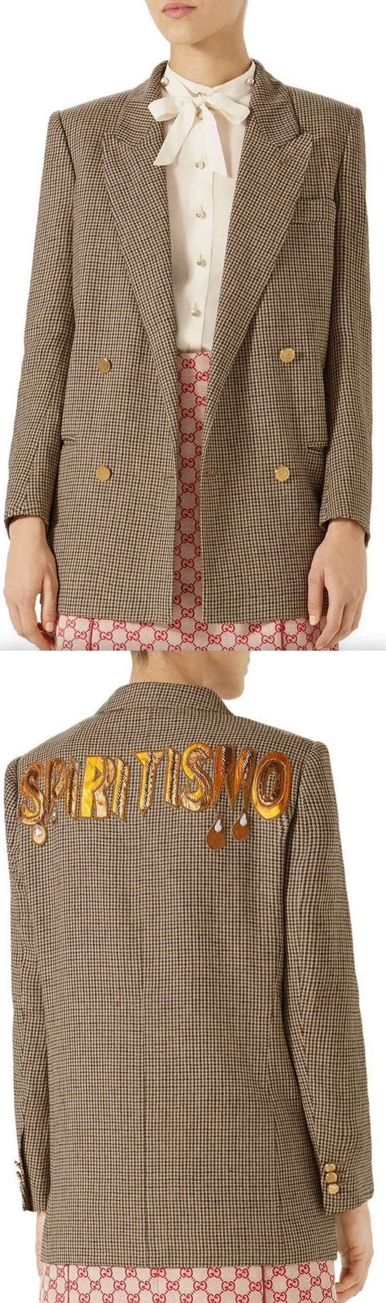 'Spiritismo' Houndstooth Blazer