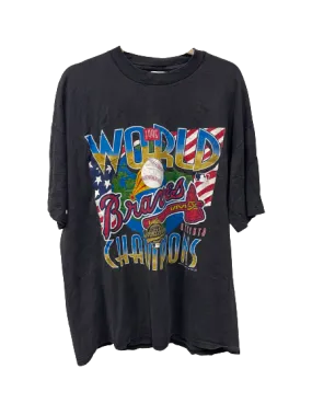 Vintage Atlanta Braves World Champions 1995 Black T-Shirt XX Large