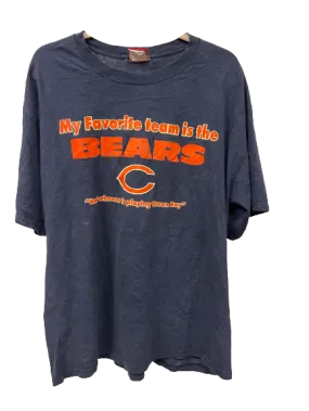 Vintage Chicago Bears My Favorite Team Blue T-Shirt XX Large