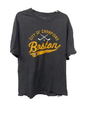 Vintage City of Champions Boston Black T-Shirt XX Large