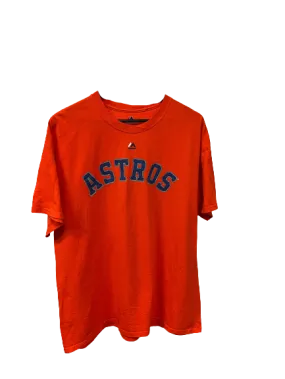 Vintage Houston Astros MLB T-Shirt Red XLarge