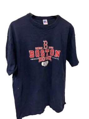 Vintage MLB Boston Red Sox Navy T-Shirt Large