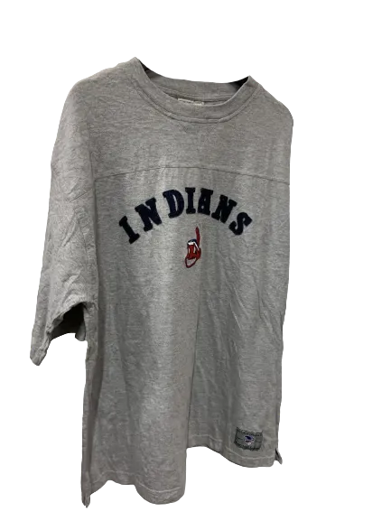 Vintage MLB Cleveland Indians Grey T-Shirt X-Large