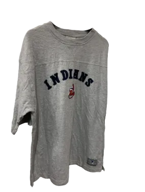 Vintage MLB Cleveland Indians Grey T-Shirt X-Large