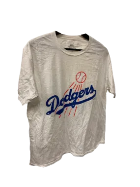 Vintage MLB Los Angeles Dodgers White T-Shirt Large