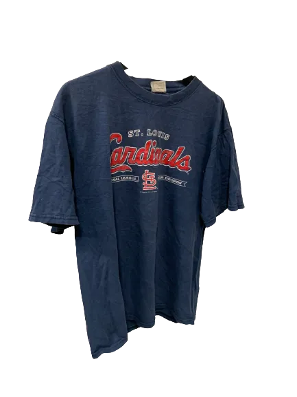 Vintage MLB St. Louis Cardinals Blue T-Shirt Large