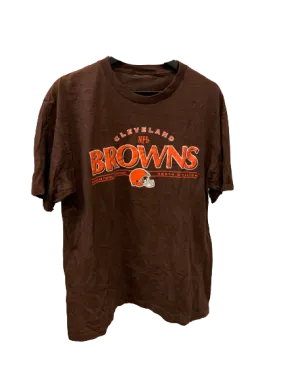 Vintage NFL Cleveland Browns Brown T-Shirt Large