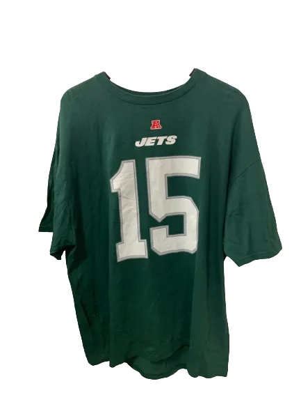 Vintage NFL New York Jets Tebow 15 Green T-Shirt XX-Large