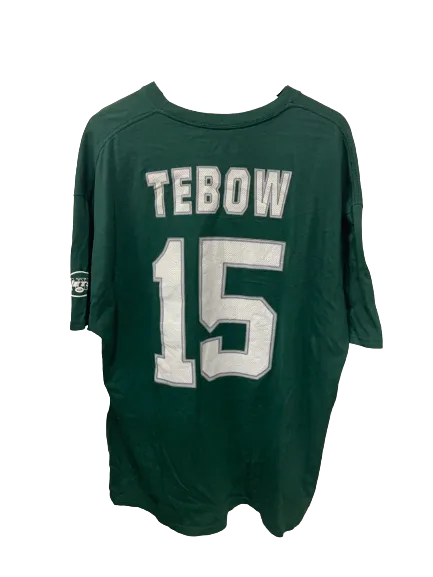 Vintage NFL New York Jets Tebow 15 Green T-Shirt XX-Large