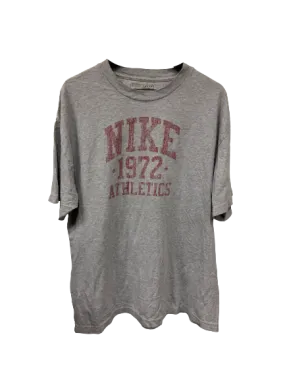 Vintage Nike Athletics 1972 Grey T-Shirt X-Large