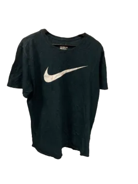 Vintage Nike Swoosh Black T-Shirt Large