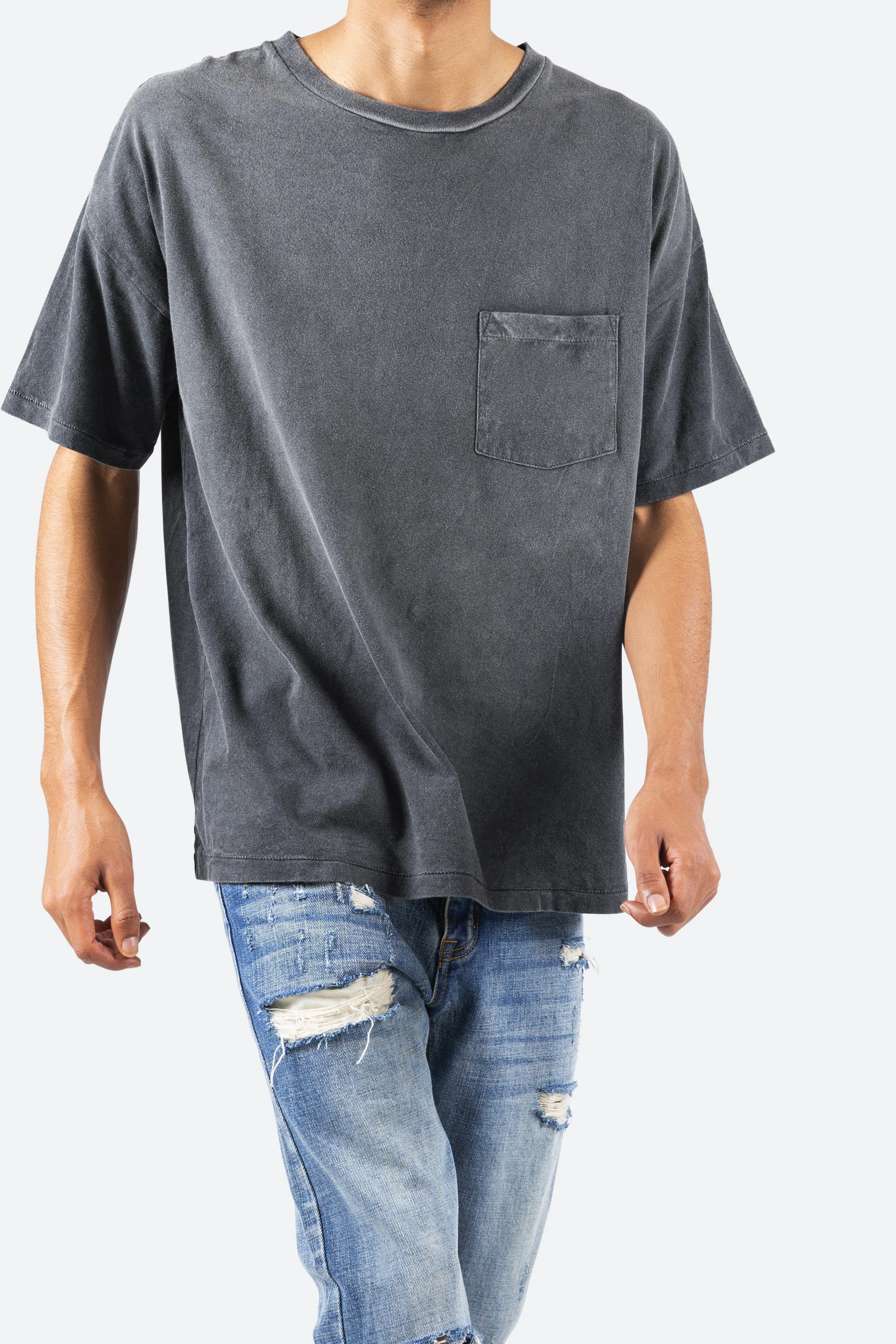 Vintage Pocket Tee - Vintage Black