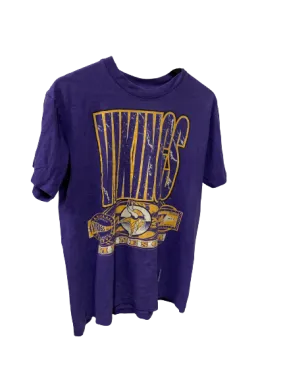 Vintage Purple Minnesota Vikings NFL T-shirt Medium