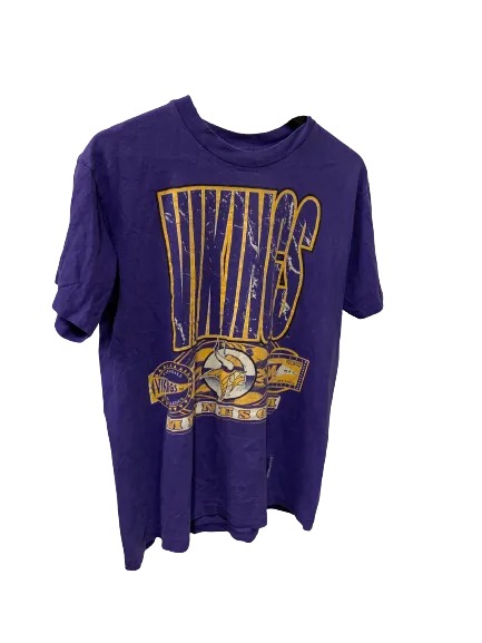 Vintage Purple Minnesota Vikings NFL T-shirt Medium