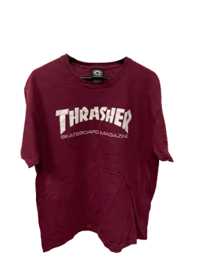 Vintage Thrasher Skateboard brown T-Shirt Large