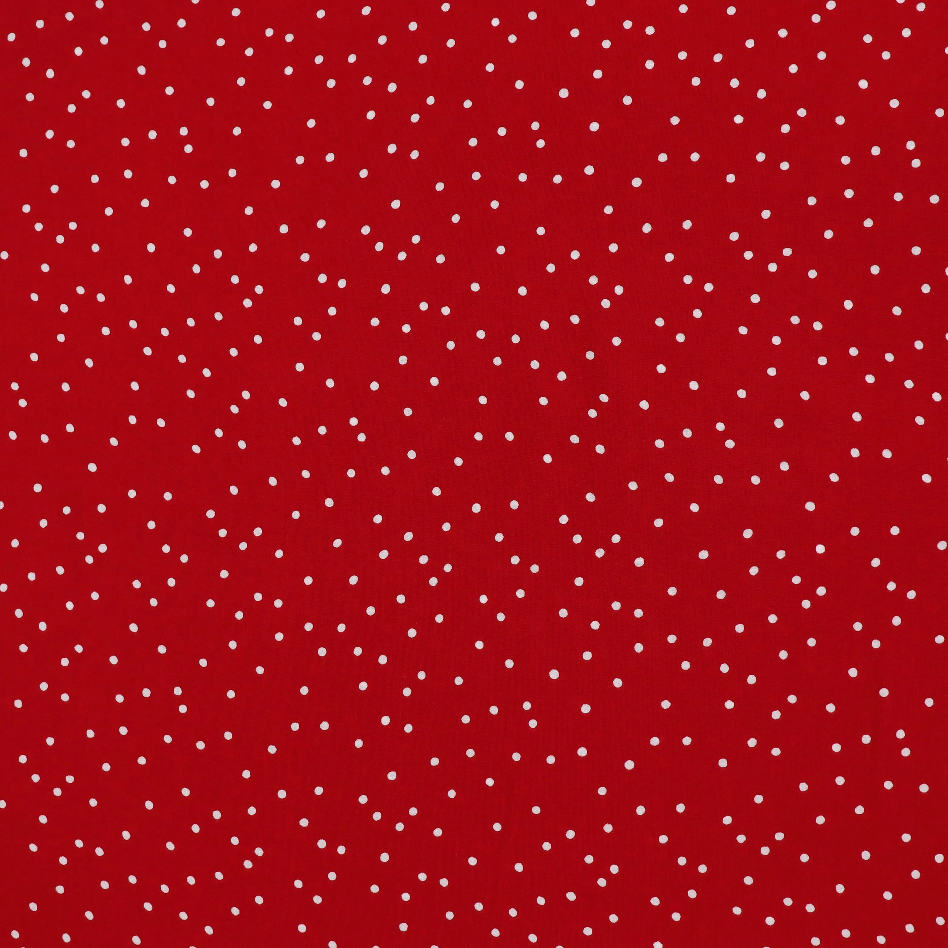 Viscose Lawn - Dotty - Red