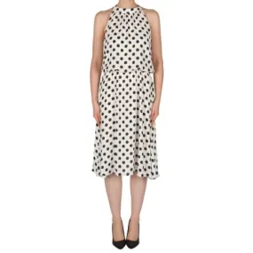 Women's Joseph Ribkoff | Polka Dot Halter Dress | White