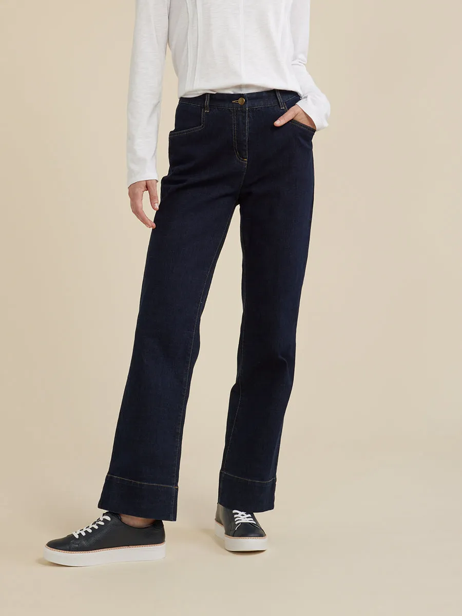 Yarra Trail - Flared Jean Dark Wash | YT24W8911